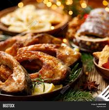 Traditional silesian christmas eve soup has one of the most unique combinations of tastes in polish cuisine. Fried Carp Fish Slices Image Photo Free Trial Bigstock