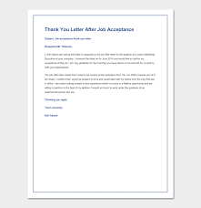The email subject line you choose is important. How To Accept Job Offer Acceptance Letter Email Sample
