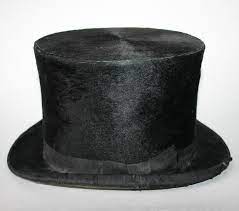 Top Hat By The Peerless Hat Manufacturing Company Early 1900 S Black Silk 24 Inch Hat Manufacturing Top Hat Black Silk