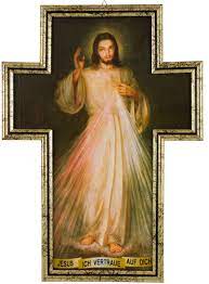 Dieser sonntag soll das fest der barmherzigkeit sein (49). Wandbild Barmherziger Jesus Ich Vertraue Auf Dich Kreuzform Gerahmt 36 Cm Ebay