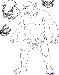 How To Draw A Cyclops Coloriage Dessin Croquis
