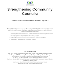 Strengthening Community Councils: