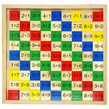 Buy Popculta Wooden Multiplication Table Mathematics