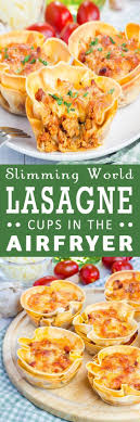 Slimming World Lasagne Cups In The Airfryer Recipe This Recipe Actifry Recipes Slimming World Lasagne Lasagne Cups