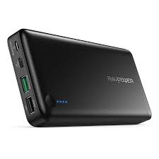 Usb C Power Bank Ravpower 20100 Portable Charger With Qc 3 0 Qualcomm Quick Charge 3 0 20100mah Input Outp Powerbank Portable Charger Portable Phone Charger