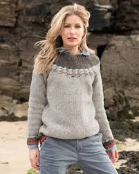 Classic, tailored, professional, special occasion Cable Edge Donegal Sweater Sweaters Cape Sweater Knitwear