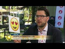 Premiär nyheter idag startar podcast för våra. Jimmie Akesson Visar Med Emojis Vad Han Tycker Om Ebba Busch Thor Nyhetsmorgon Tv4 Youtube