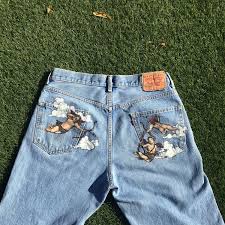 The most common jean pocket paint material is cotton. Mom Jeans Aesthetic Painted Jeans Tumblr Novocom Top
