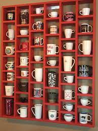 Coffee Cup Shelf By J Koehnen Diy Coffee Bar Coffee Bar Home Coffee Mug Display