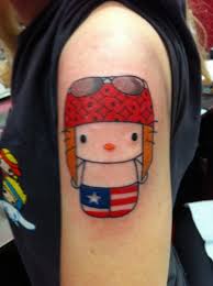 Maybe you would like to learn more about one of these? Bad Idea Tattoo Of The Day Hello Kitty Axl Rose The Worley Gig