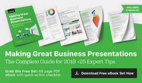 Veranda, 8pt, blue) the end result would look something like this: The Complete Guide To Making Great Business Presentations In 2019