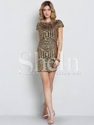 Cap Sleeve Backless Sequined Dress Sequin Dress Dresses New Years Dress