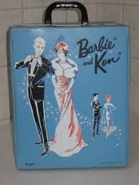 Plop Plop Fizz Fizz Oh What A Relief It Is Slogan Barbie Ken Vinyl Case Oh How I Loved The Pink Satin Gown And Fur Stole Outfit Retro Barbie Barbie And Ken