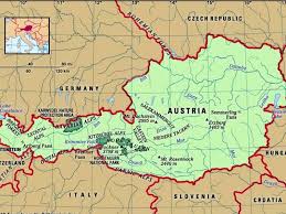 En el corazón de europa, sus características climáticas; Mapa De Austria Descarga Los Mapas De Austria