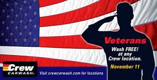 We offer veterans to free cars, free boats, and we run monthly veteran car donation programs. Crew Carwash To Provide A Free Carwash In Honor Of Veterans Day Crew Carwash Indiana Car Wash