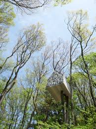 Tree House Bird Apartment By Nendo Tree House Designs Tree House Bird Houses