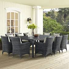 Exquisite quality extendable dining room and kitchen tables sets online including bistro, bar, farmhouse, round, rectangular, pedestal at discounted prices. Summon 90 Inch Outdoor Patio Dining Table Gray By Modern Living