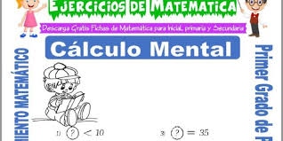Actividad interactiva de cálculo mental para primaria sexto grado. Problemas De Razonamiento Matematico Para Primero De Primaria Matematica