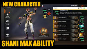Ｋａｖｙａ☆ f a n s guild i'd : Free Fire New Character Shani Max Ability Full Review Ob18 Update Garena Free Fire Youtube