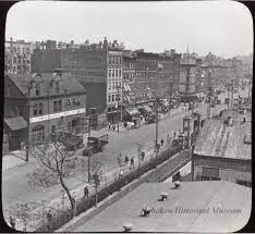 1915 Photograph Of Downtown Hoboken River Street Looking North From 1st Street Hoboken Historical Museum Street Scenes Hoboken Paris Skyline
