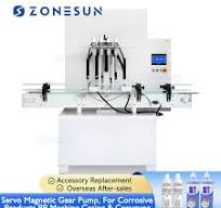 Corrosive Liquid Filling Machine | ZS-GYCR4A Bleach Filler