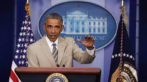 It's been five years since president obama walked into the white house briefing room wearing a tan suit and the whole world went bananas.» subscribe to msnbc. Lessons From Obama S Tan Suit 5th Anniversary Cnn Politics