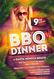 Customize your the dinner party print with hundreds of different frames and mats, if desired. Bbq Dinner Party Free Flyer Template