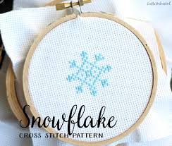 Cross Stitch Snowflake Free Pattern Crafts Unleashed