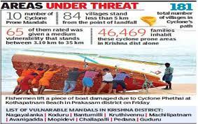 Poster on cyclone prone areas. Phethai To Hit Coastal Andhra On Monday Vijayawada News Times Of India