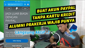 Apakah kalau saya tidak isi nomor kartu kredit saya, maka akun paypal saya tdk bisa di gunakan. Cara Buat Akun Paypal Tanpa Kartu Kredit Langsung Aktif Youtube