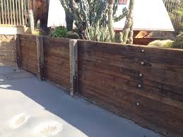 Wood Retaining Wall Pressure Treated Wood 4x4 And 4x6 Are Holding It Up Wood Retaining Wall Retaining Wall Wood Post