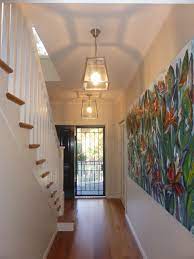 Small Entrance Hallway Slowly Getting There Adding An Extra Large Pendant Light At Entrance Bold Tex Hall Lighting Foyer Lighting Hallway Pendant Lighting