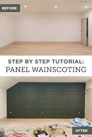 Diy Recessed Panel Wainscoting Wainscoting Shiplap Wall Diy Diy Home Improvement