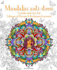 mandalas anti stress symboles secrets dans l art coloriages therapie de developpement personnel coloriage motifs d&#x00027;oreiller au crochet