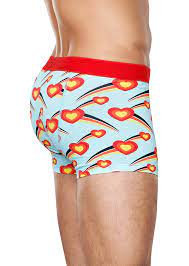 Shooting Heart Trunk Red Men S Underwear Happy Socks
