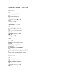 Chord tuhan adalah kekuatanku, chord ini mudah dimainkan di alat musik gitar, piano, ukulele, bass dan lainnya yang disatukan menjadi instrument yang bersatu padu. Chord Gitar Sheila On 7