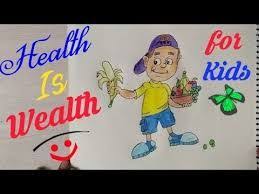 Image Result For Health Is Wealth Drawing For Kids Fruits Drawing Healthy Meals For Kids
