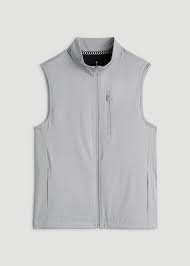 Performance Vest for Tall Men in Light Grey Mix L / Tall / Light Grey Mix