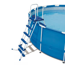 Bestway Echelle De Piscine 2 X 4 Marches Plateforme