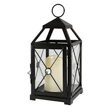 I'm so enjoying my bronson industrial black iron lantern. 12 Inch Black Elements Decorative Classic Metal Lantern With Led Candle Decorative Candle Lanterns Home Kitchen Rayvoltbike Com