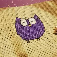 Original cross stitch patterns to print online. Naughts Cross Stitches Owl Cross Stitch Pattern Collection