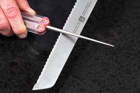 Ceramic rods offer a bit more diversity than others. How To Sharpen A Serrated Knife Sharpen Up Knife Sharpening Sharpen Serrated Knife Knife