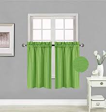 Maybe you would like to learn more about one of these? Diamondhome 2 Blackout Tiers Short Curtains Half Window Curtains For Bedroom Privacy Curtain Tiers For Windows Energy Saving Curtain Tiers For Bathroom Shades R5 30 W X 36 L Lime Green Wantitall