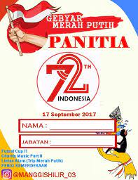 Karena sesuai fungsi kartu ini sebagai tanda pengenal. Name Tag Hut Ri Nusagates