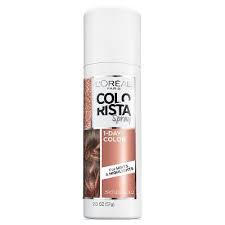 L Oreal Paris Colorista 1 Day Hair Color Spray Rose Gold 2 0oz Hair Color Spray Temporary Hair Color Spray Temporary Hair Color