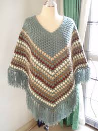Crochet Poncho Grey By Namaoy On Etsy 75 00 Fazer Croche Poncho De Malha Roupas De Croche