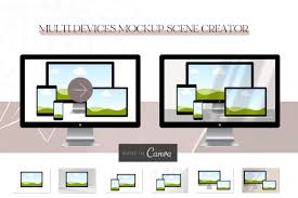 Canva Devices Mockup Scene Creator In 2020 Scene Creator Canva Tutorial Iphone Mockup