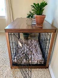 Pin By Madison Willis On Projects In 2020 Dog Crate Furniture Diy Dog Crate Crate Furniture