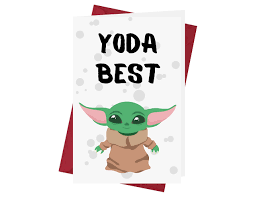 Glitter, foil and embossed details add to the fun. Funny Baby Yoda Birthday Card Baby Yoda Anniversary Card Star Wars Happy Birthday Card Star Wars Birthday Card With Enveloppe Buy Online In Paraguay At Desertcart Com Py Productid 206253461