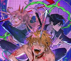 Denji, Makima and Power (Chainsaw Man) . Background ., Chainsaw Man Manga  HD wallpaper | Pxfuel